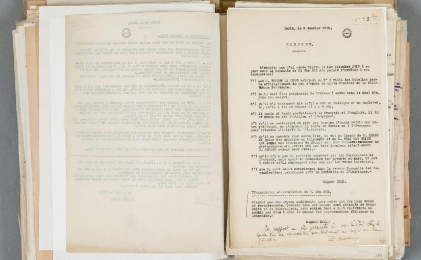 Ghi chú mật và báo cáo giám sát của Pháp về Nguyễn Ái Quốc năm 1920